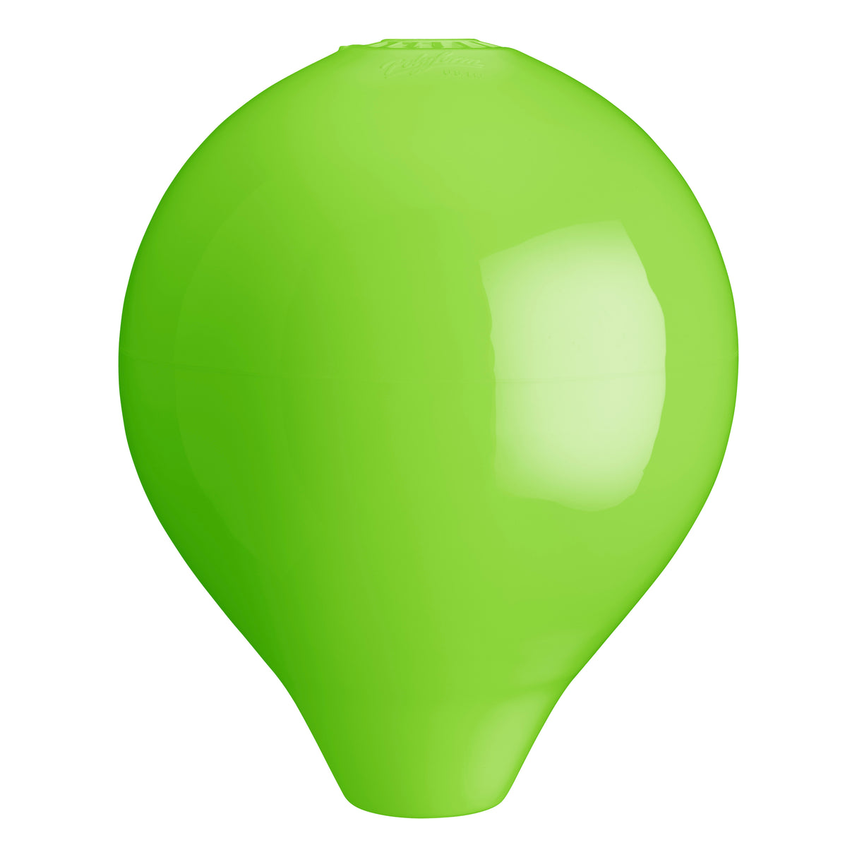 Hole through center mooring and marker buoy, Polyform CC-3 Lime