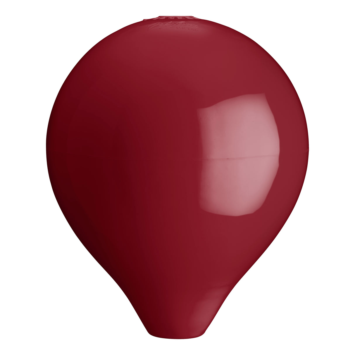 Hole through center mooring and marker buoy, Polyform CC-4 Burgundy