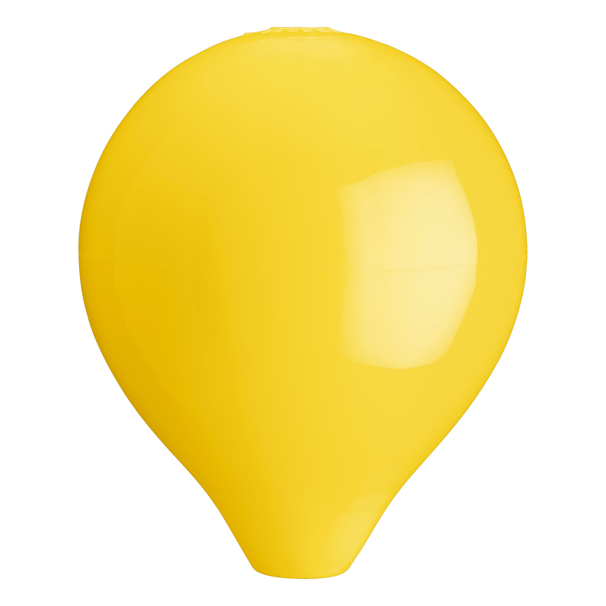 Hole through center mooring and marker buoy, Polyform CC-4 Yellow