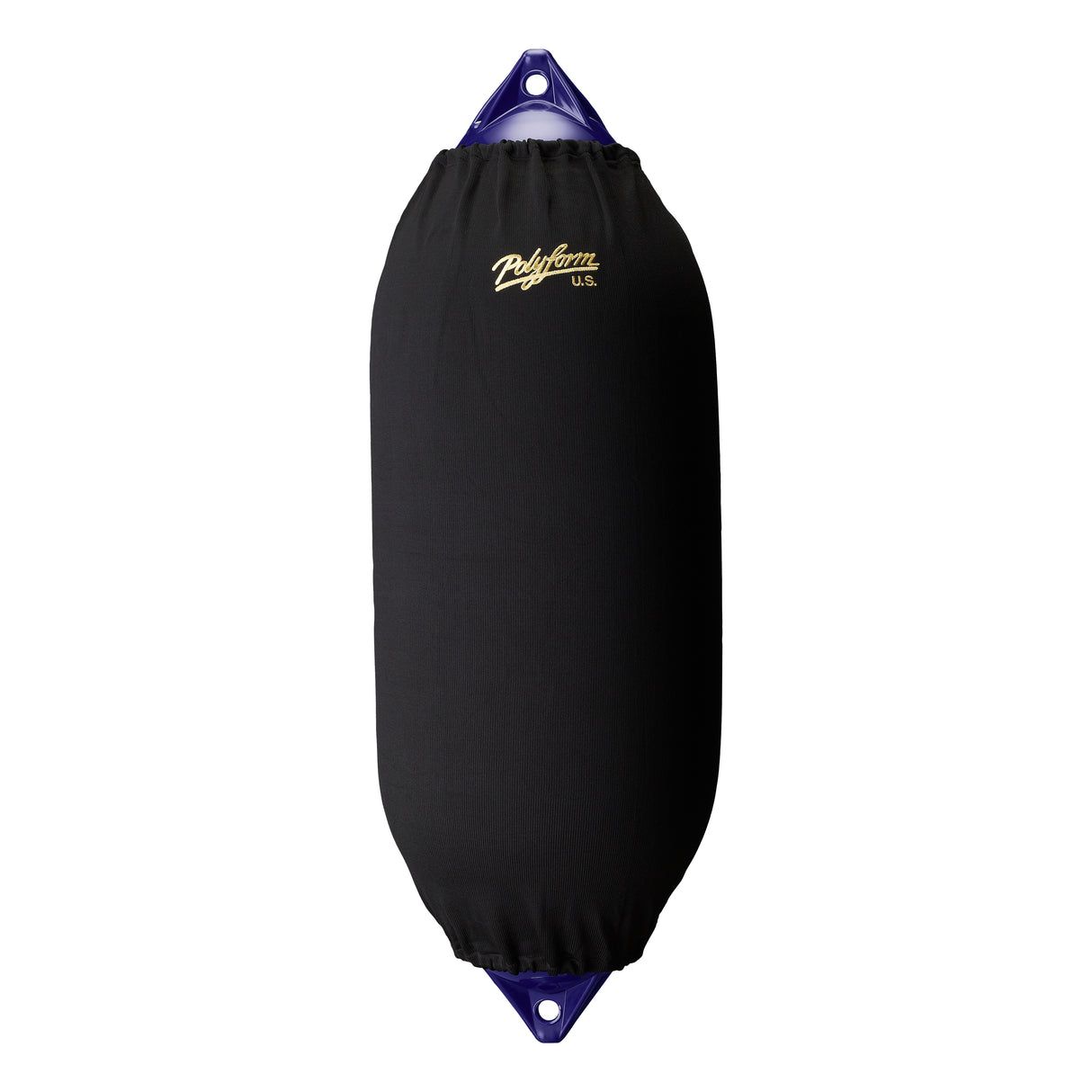 Black boat fender cover, Polyform EFC-10