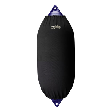 Black boat fender cover, Polyform EFC-11