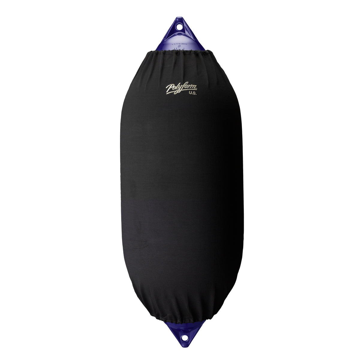 Black boat fender cover, Polyform EFC-11