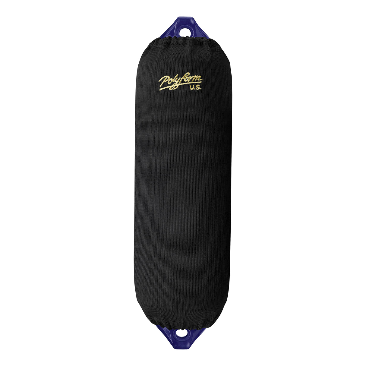 Black boat fender cover, Polyform EFC-02
