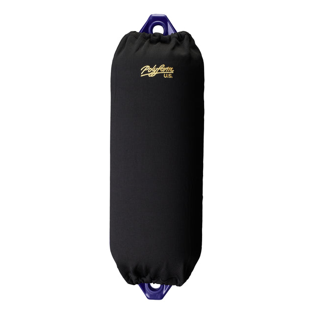 Black boat fender cover, Polyform EFC-2