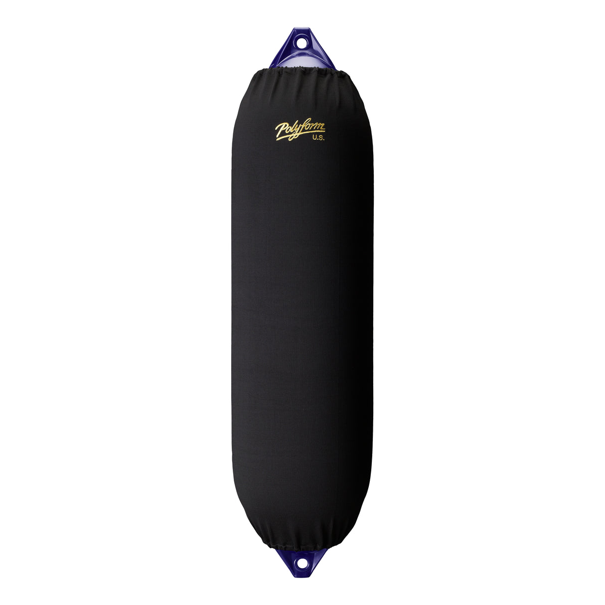 Black boat fender cover, Polyform EFC-8