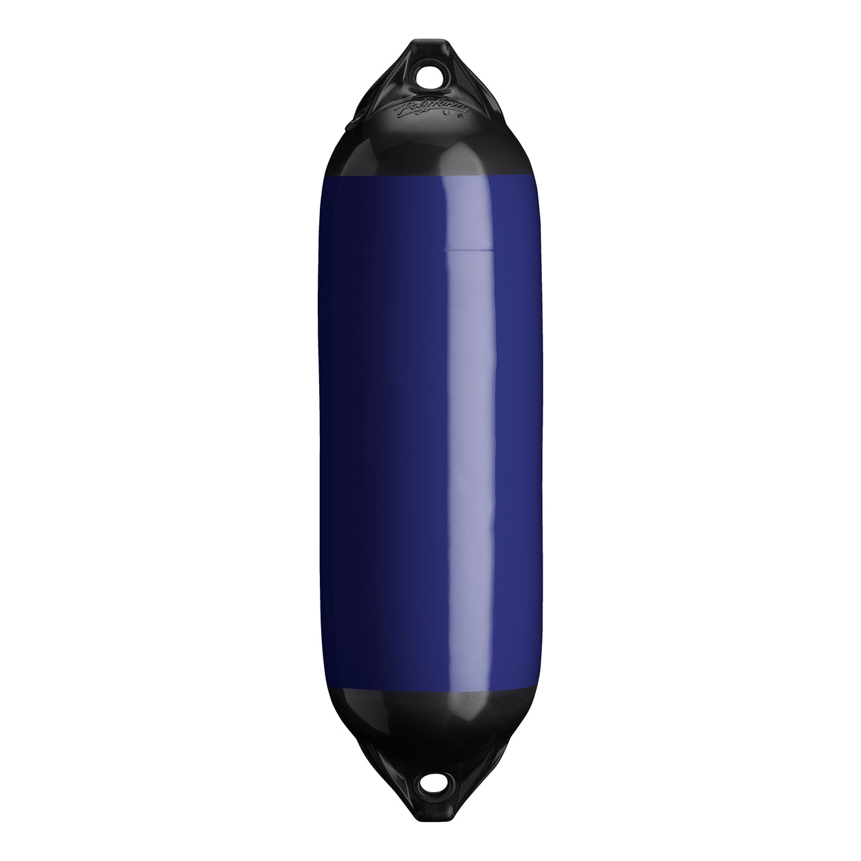 Navy Blue boat fender with Black-Top, Polyform F-02
