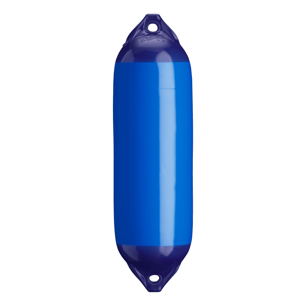 Blue boat fender with Navy-Top, Polyform F-02