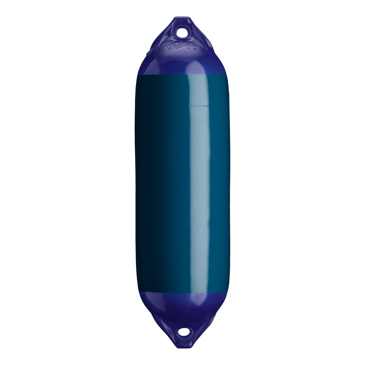 Catalina Blue boat fender with Navy-Top, Polyform F-02