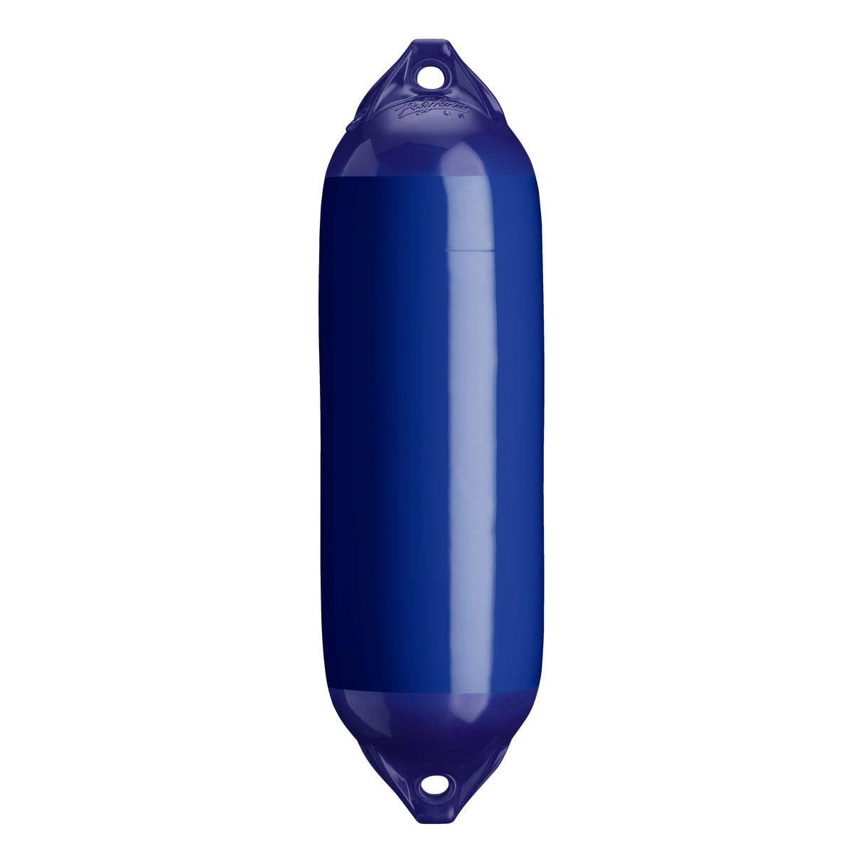 Cobalt Blue boat fender with Navy-Top, Polyform F-02
