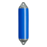 Blue boat fender with Grey-Top, Polyform F-1