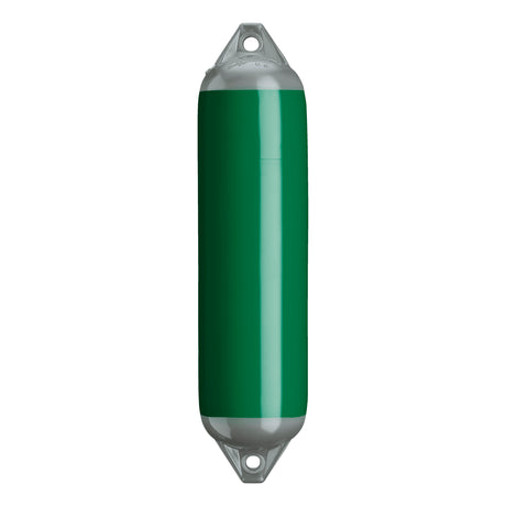 Forest Green boat fender with Grey-Top, Polyform F-1