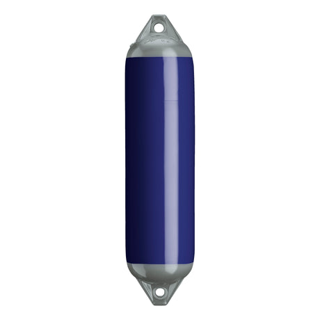 Navy Blue boat fender with Grey-Top, Polyform F-1