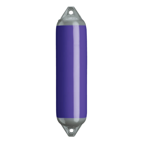 Purple boat fender with Grey-Top, Polyform F-1