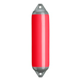 Red boat fender with Grey-Top, Polyform F-1