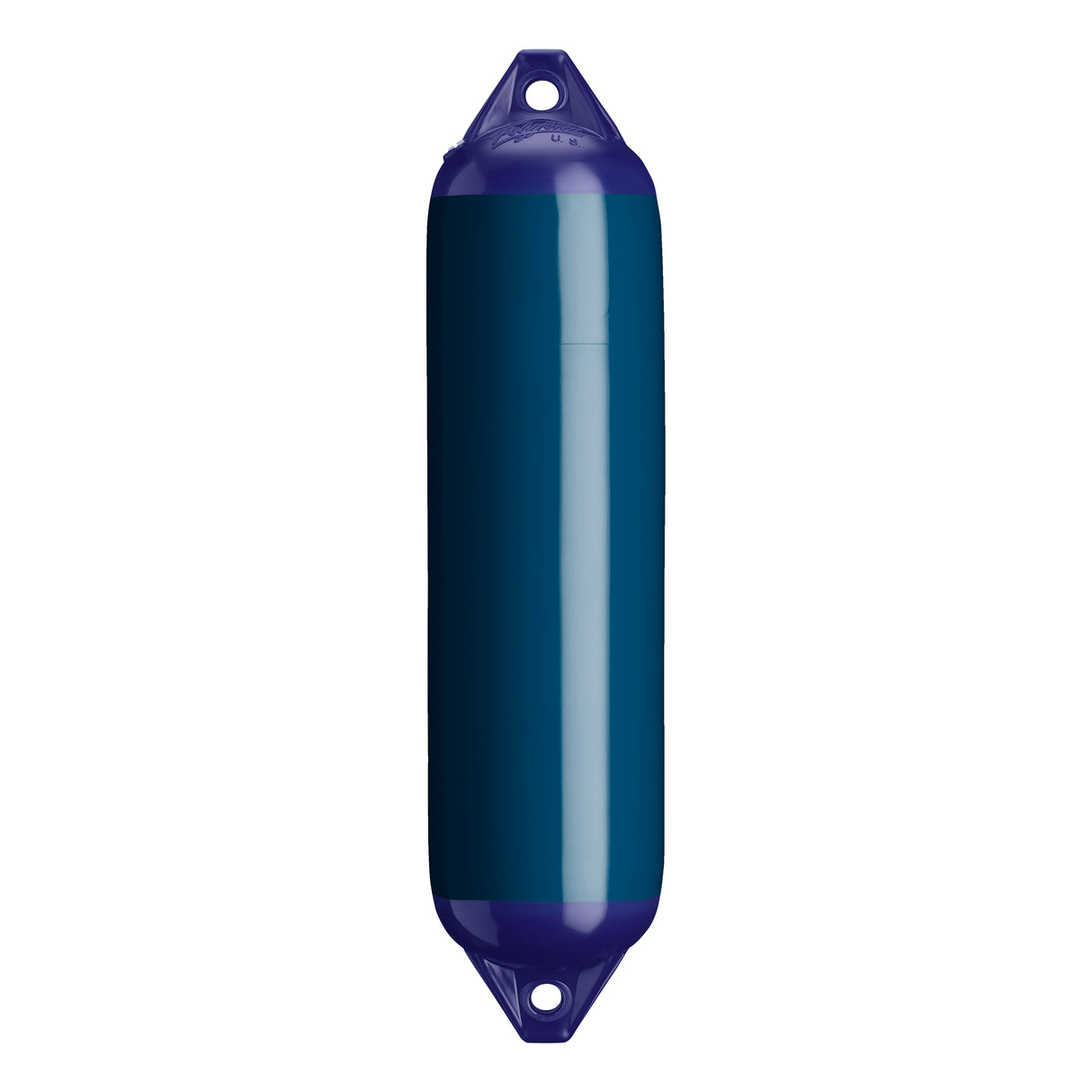 Catalina Blue boat fender with Navy-Top, Polyform F-1