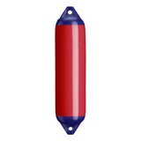Classic Red boat fender with Navy-Top, Polyform F-1 