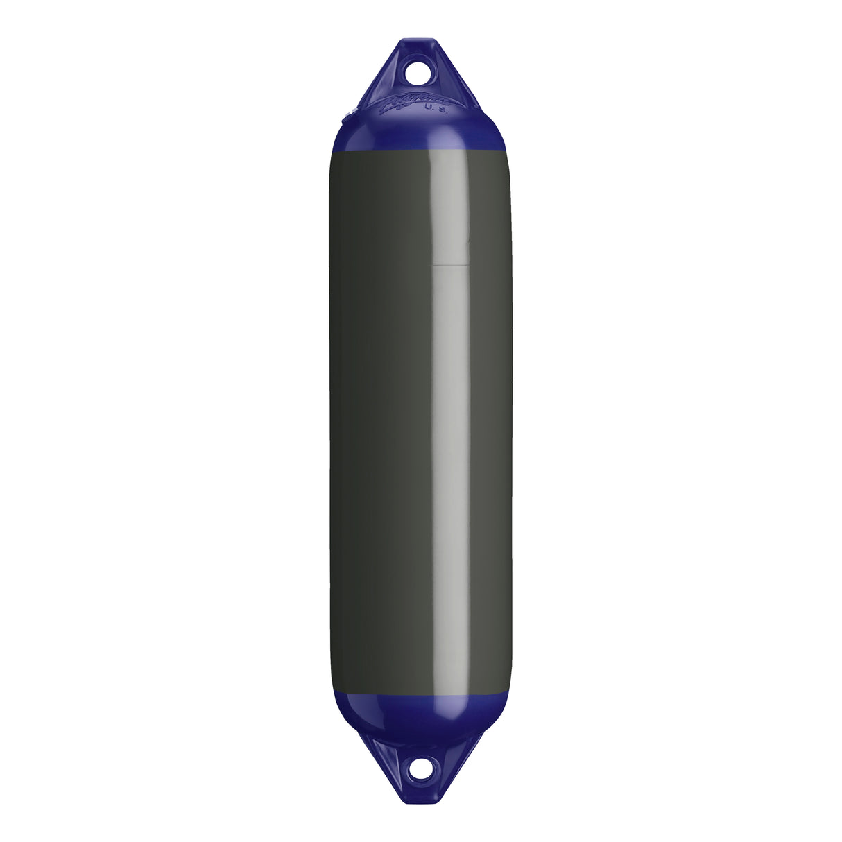 Graphite boat fender with Navy-Top, Polyform F-1