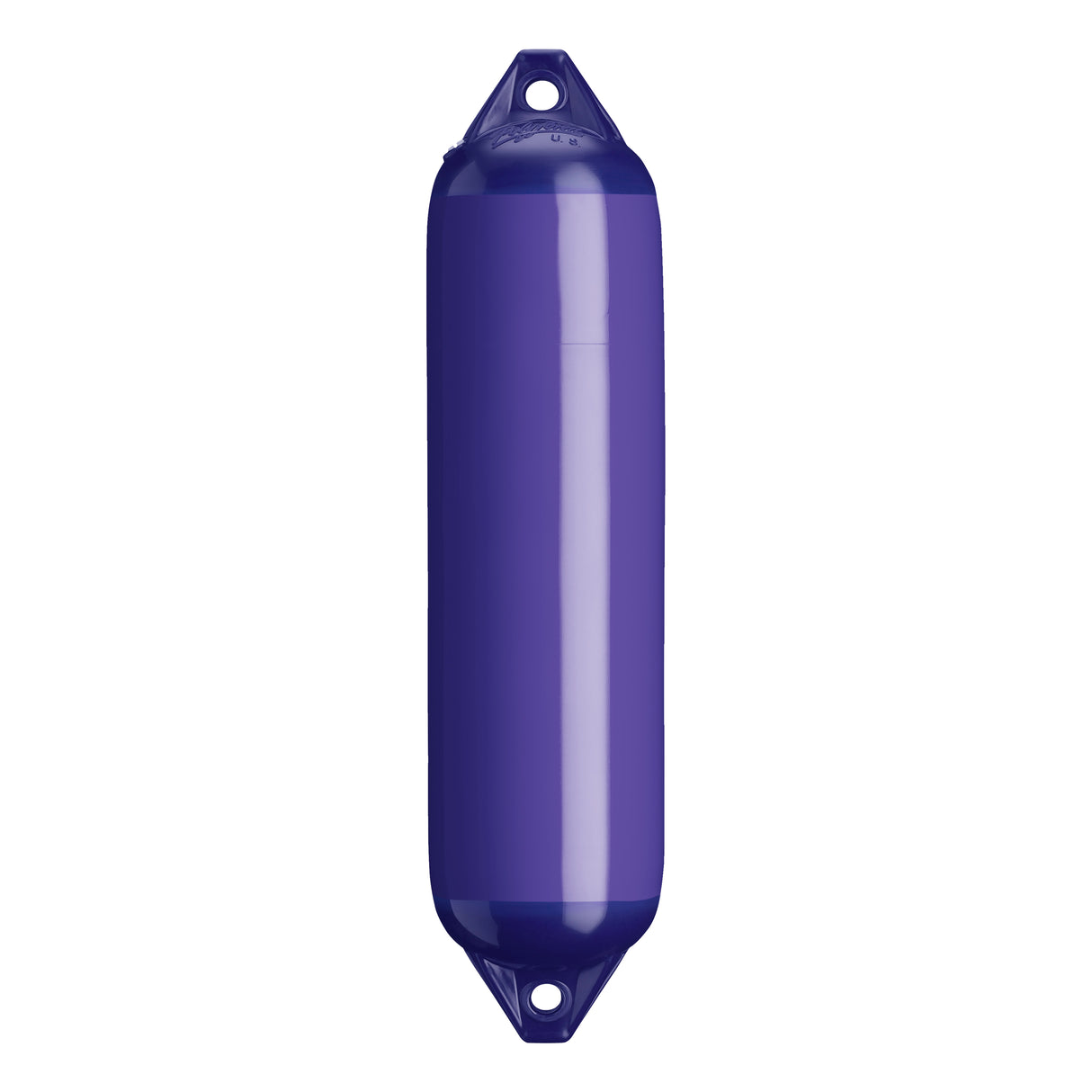 Purple boat fender with Navy-Top, Polyform F-1