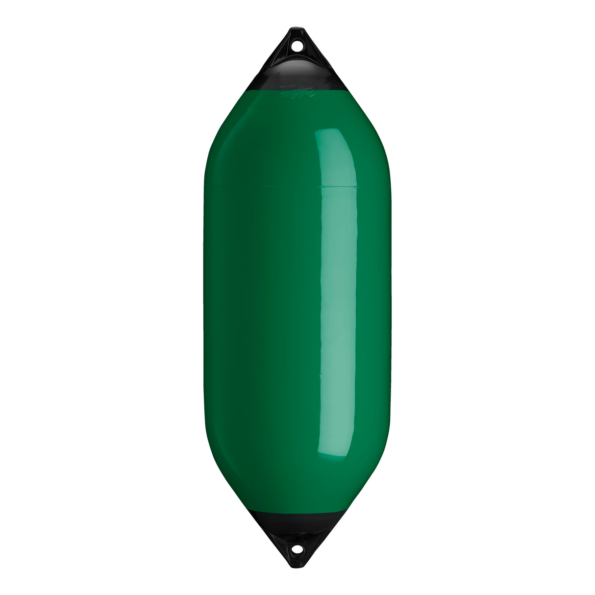 Forest Green boat fender with Navy-Top, Polyform F-10