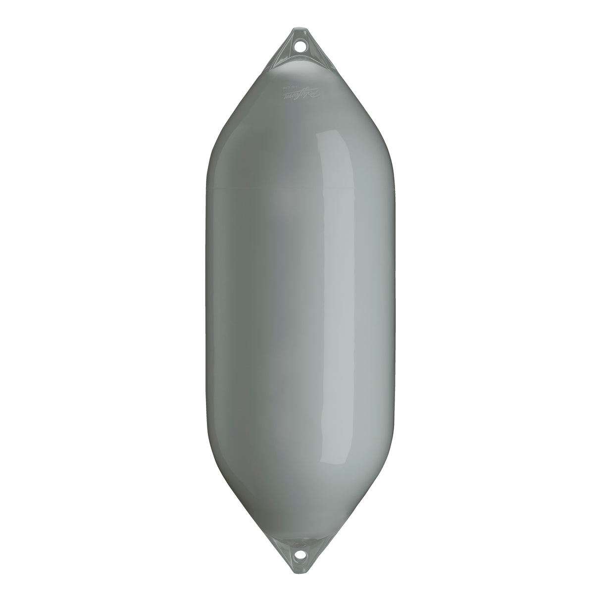 Grey boat fender with Grey-Top, Polyform F-10