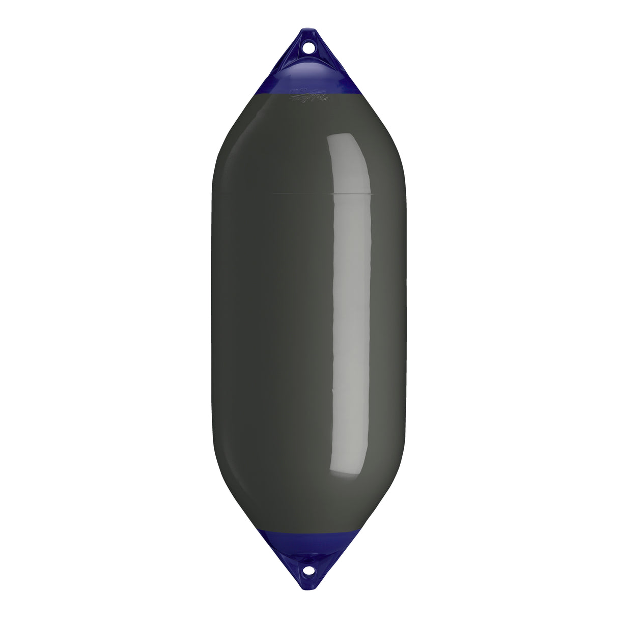 Graphite boat fender with Navy-Top, Polyform F-10