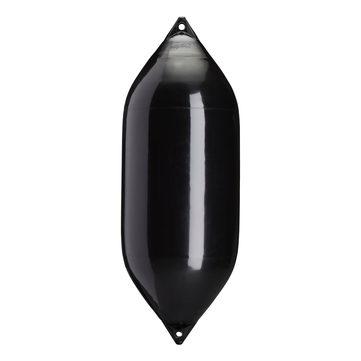 Black boat fender with Navy-Top, Polyform F-11