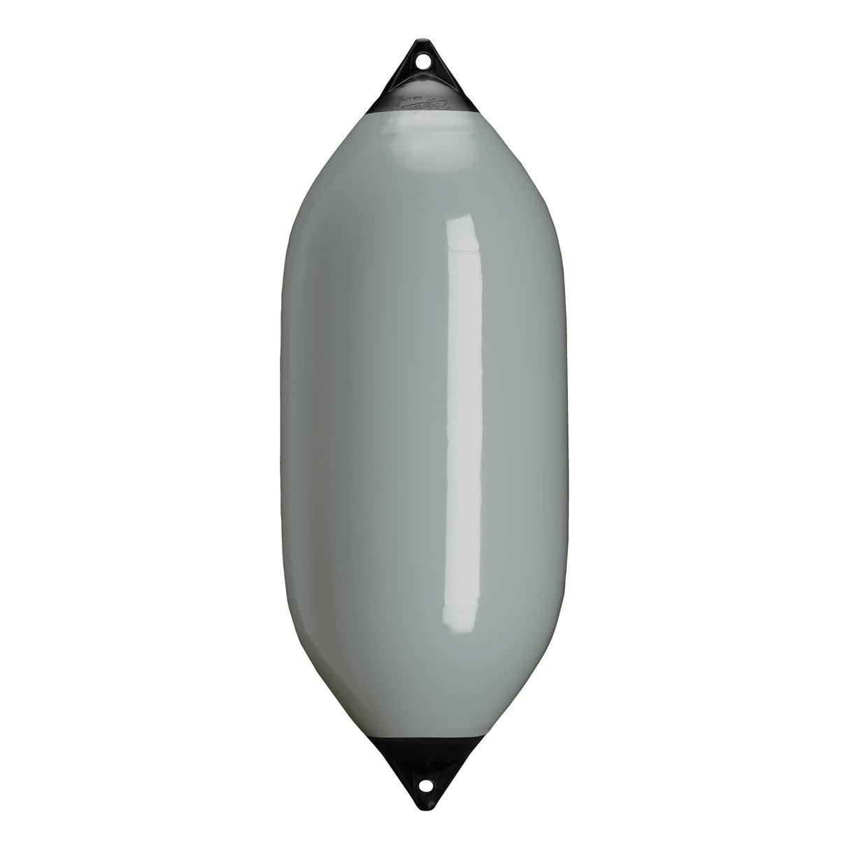 Grey boat fender with Navy-Top, Polyform F-11