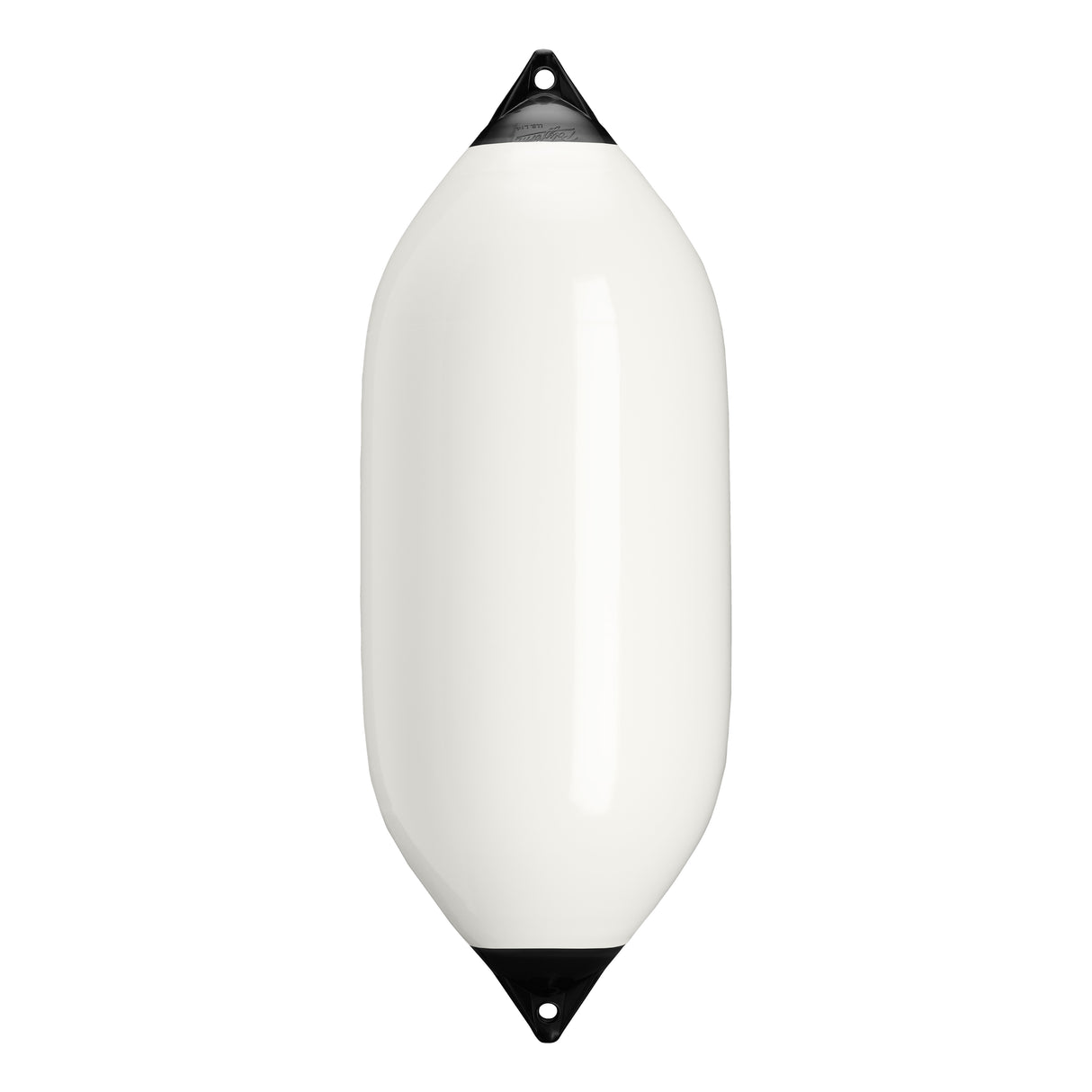 White boat fender with Navy-Top, Polyform F-11