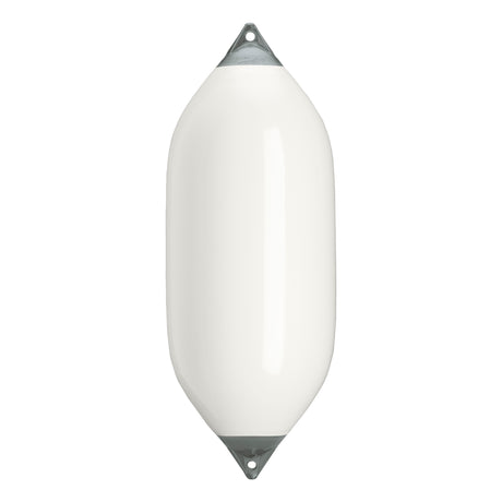 White boat fender with Grey-Top, Polyform F-11