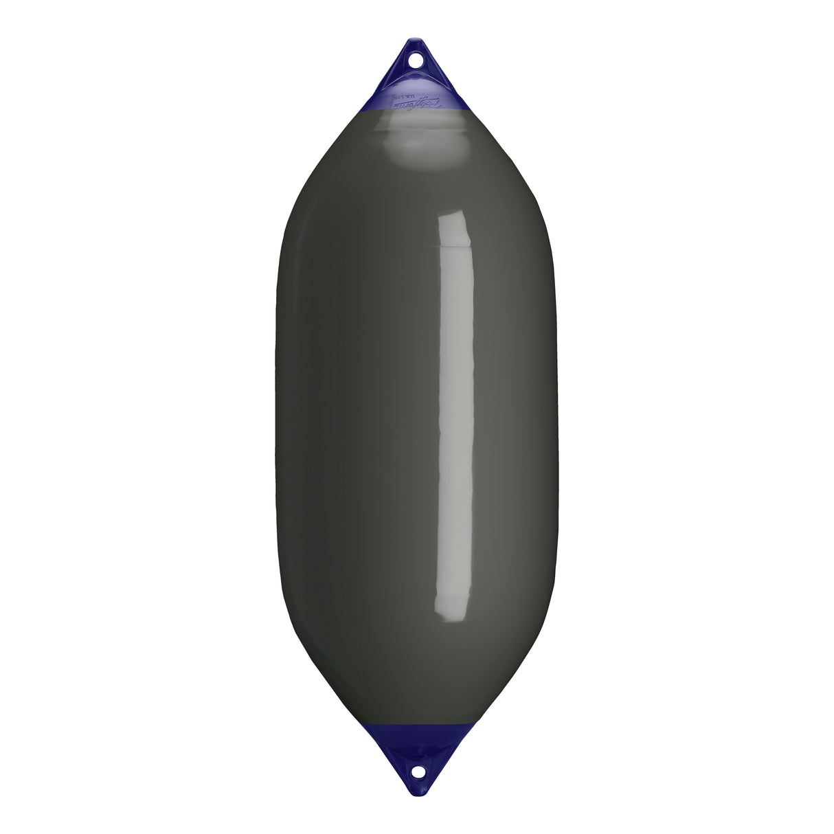 Graphite boat fender with Navy-Top, Polyform F-11
