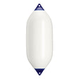 White boat fender with Navy-Top, Polyform F-11