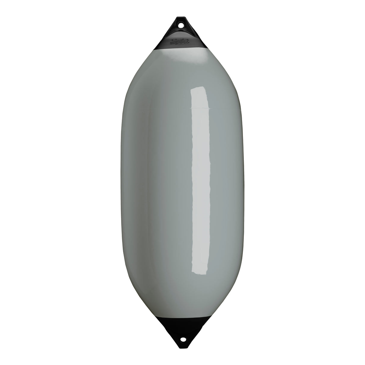Grey boat fender with Navy-Top, Polyform F-13
