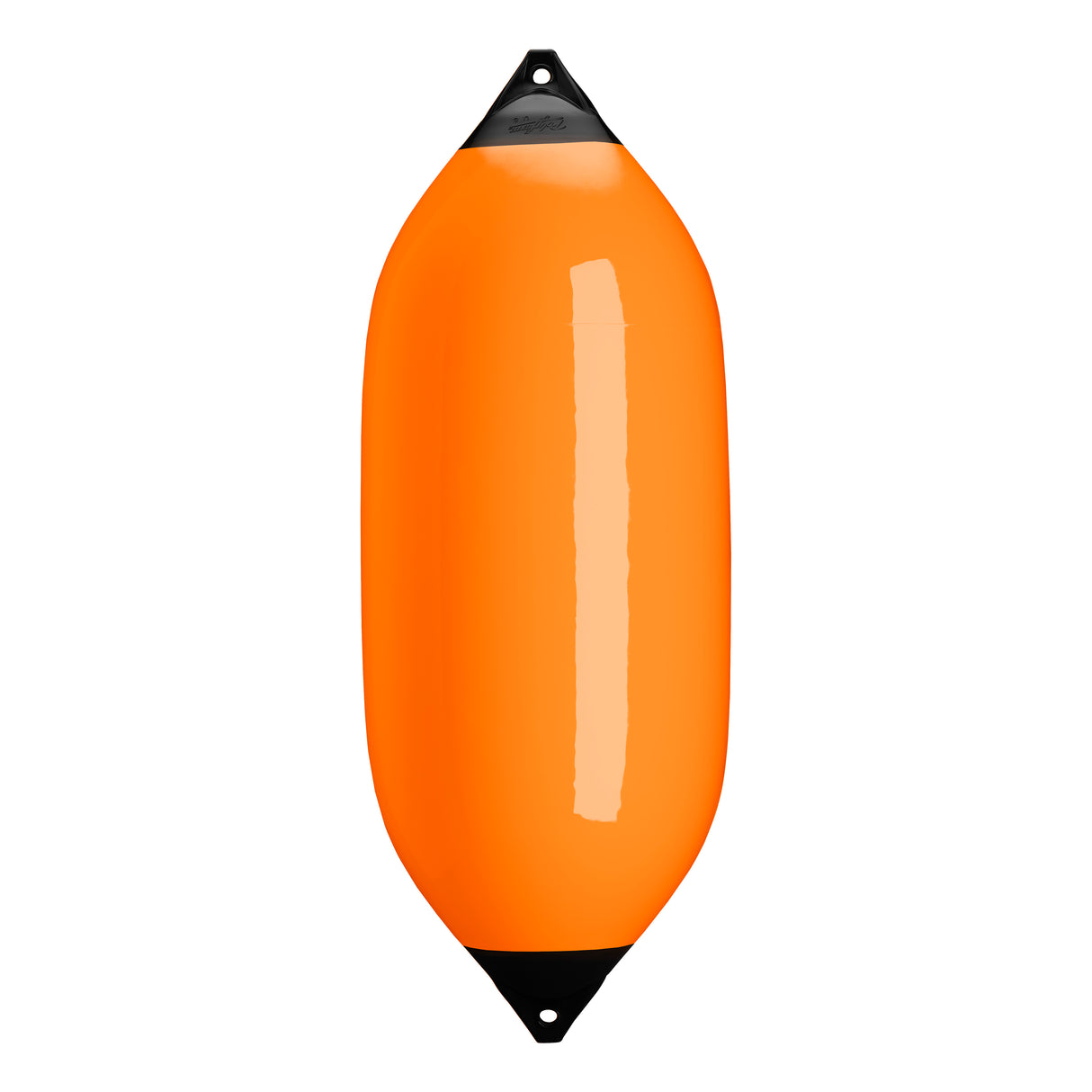 Orange boat fender with Navy-Top, Polyform F-13