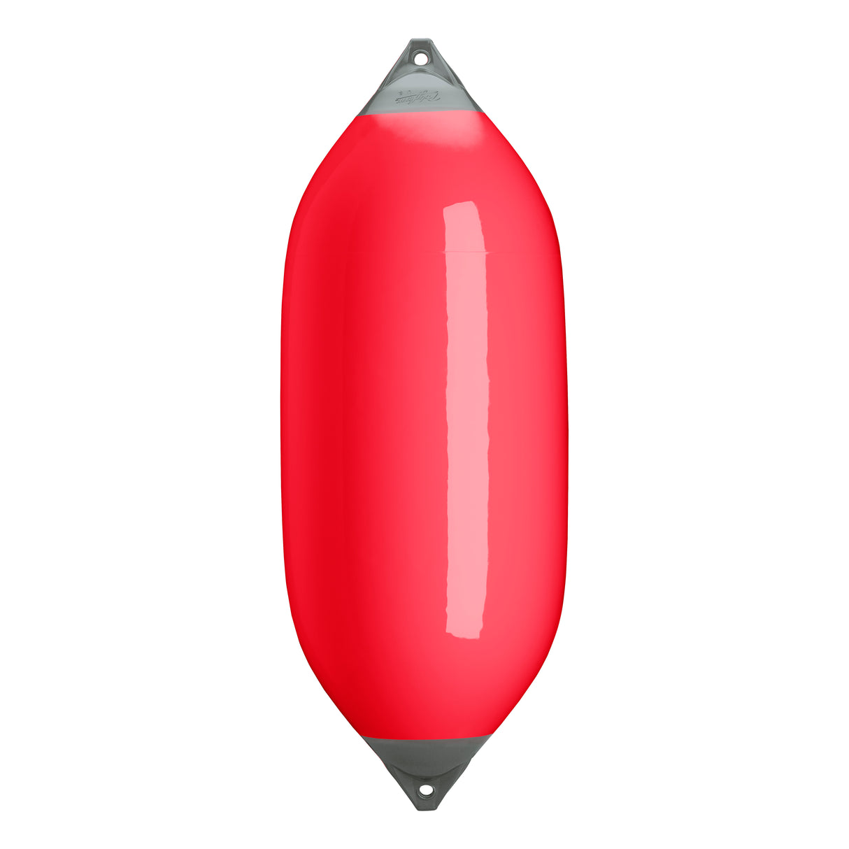 Red boat fender with Grey-Top, Polyform F-13