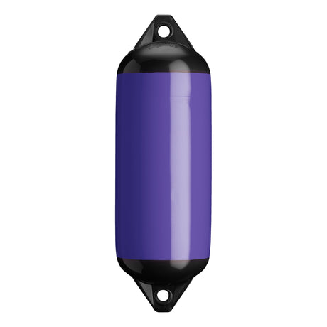 Purple boat fender with Black-Top, Polyform F-2 