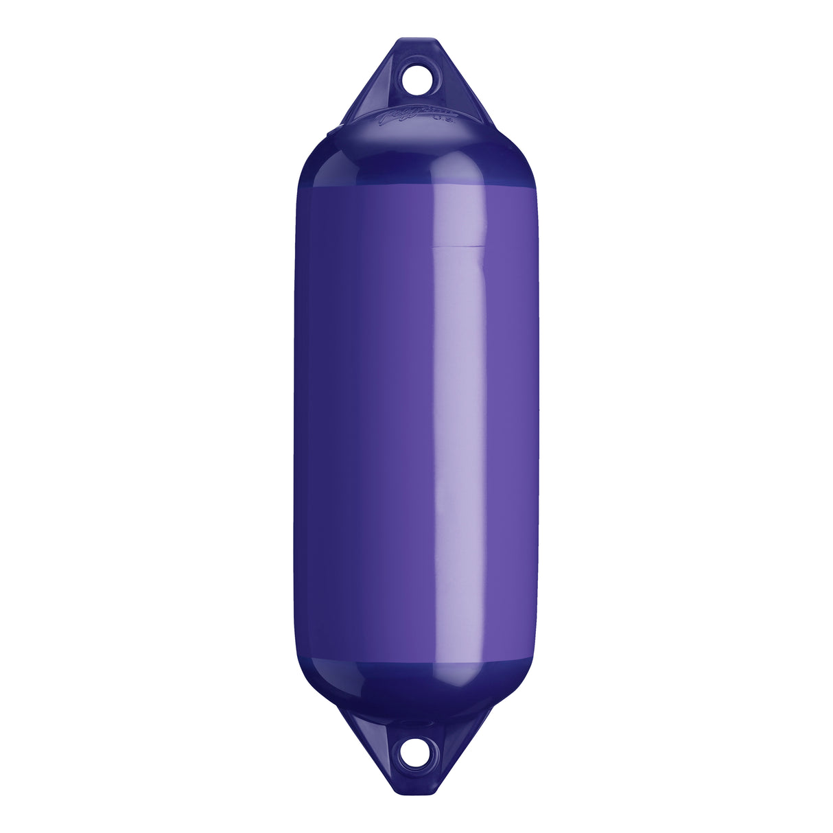 Purple boat fender with Navy-Top, Polyform F-2
