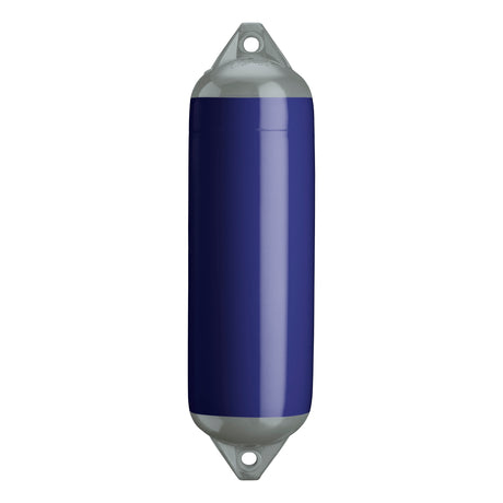 Navy Blue boat fender with Grey-Top, Polyform F-3