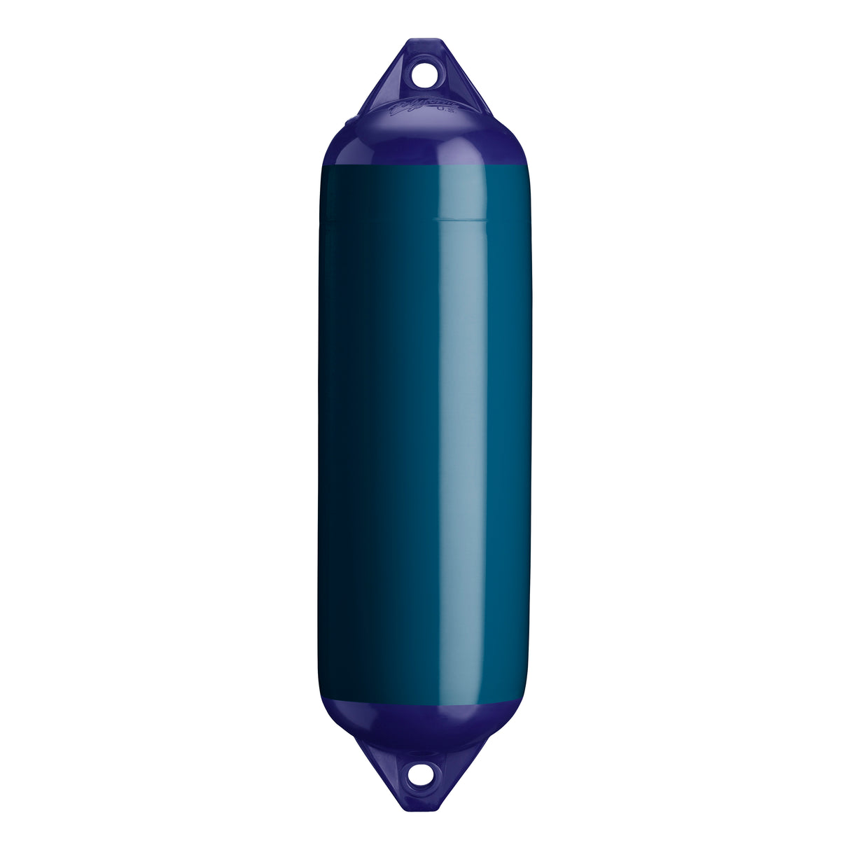 Catalina Blue boat fender with Navy-Top, Polyform F-3