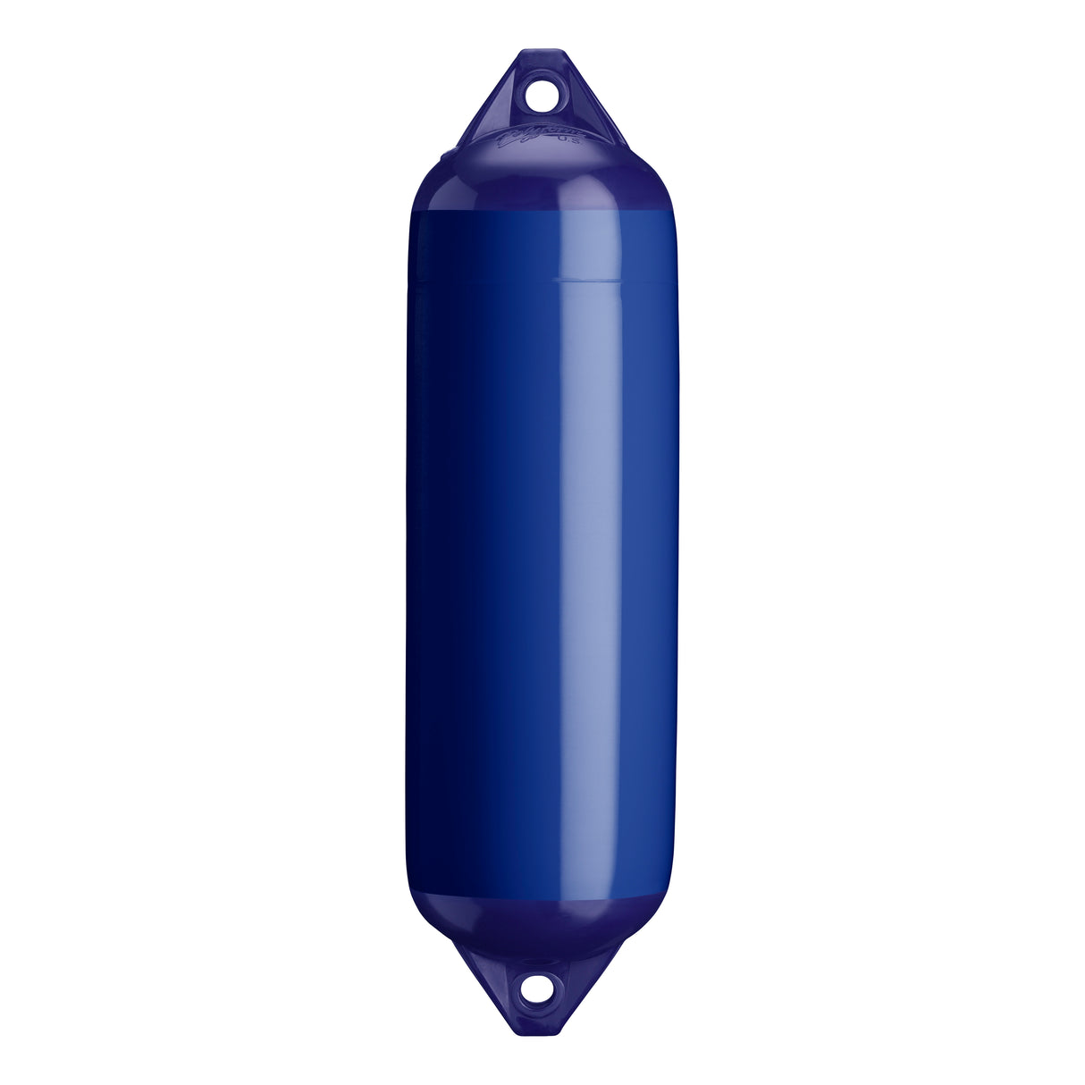 Cobalt Blue boat fender with Navy-Top, Polyform F-3