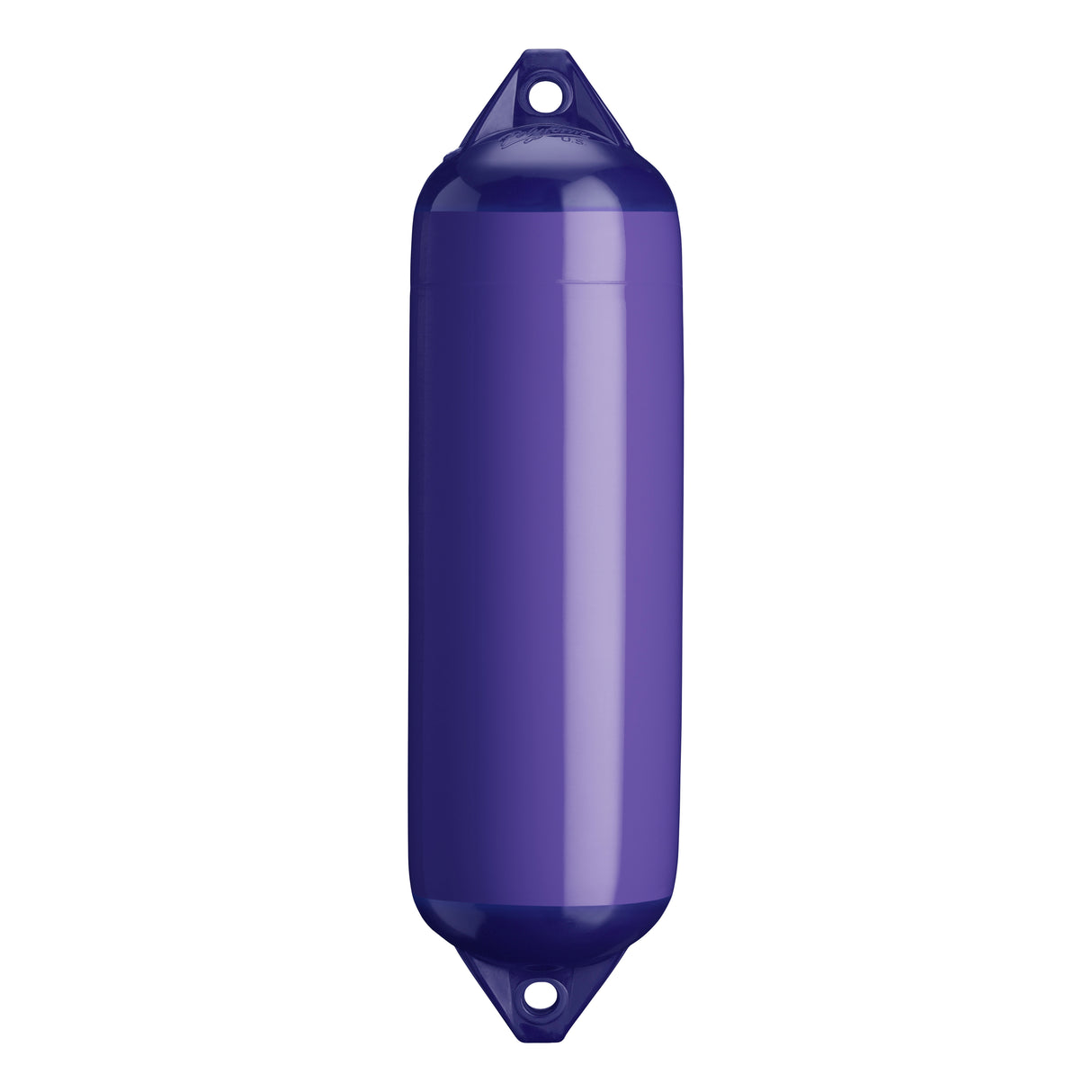 Purple boat fender with Navy-Top, Polyform F-3