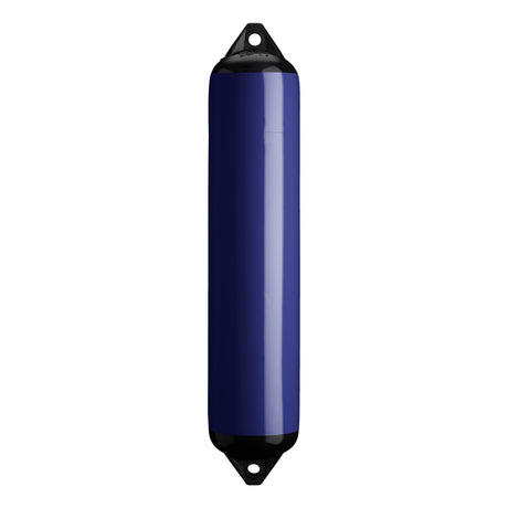 Navy Blue boat fender with Black-Top, Polyform F-4