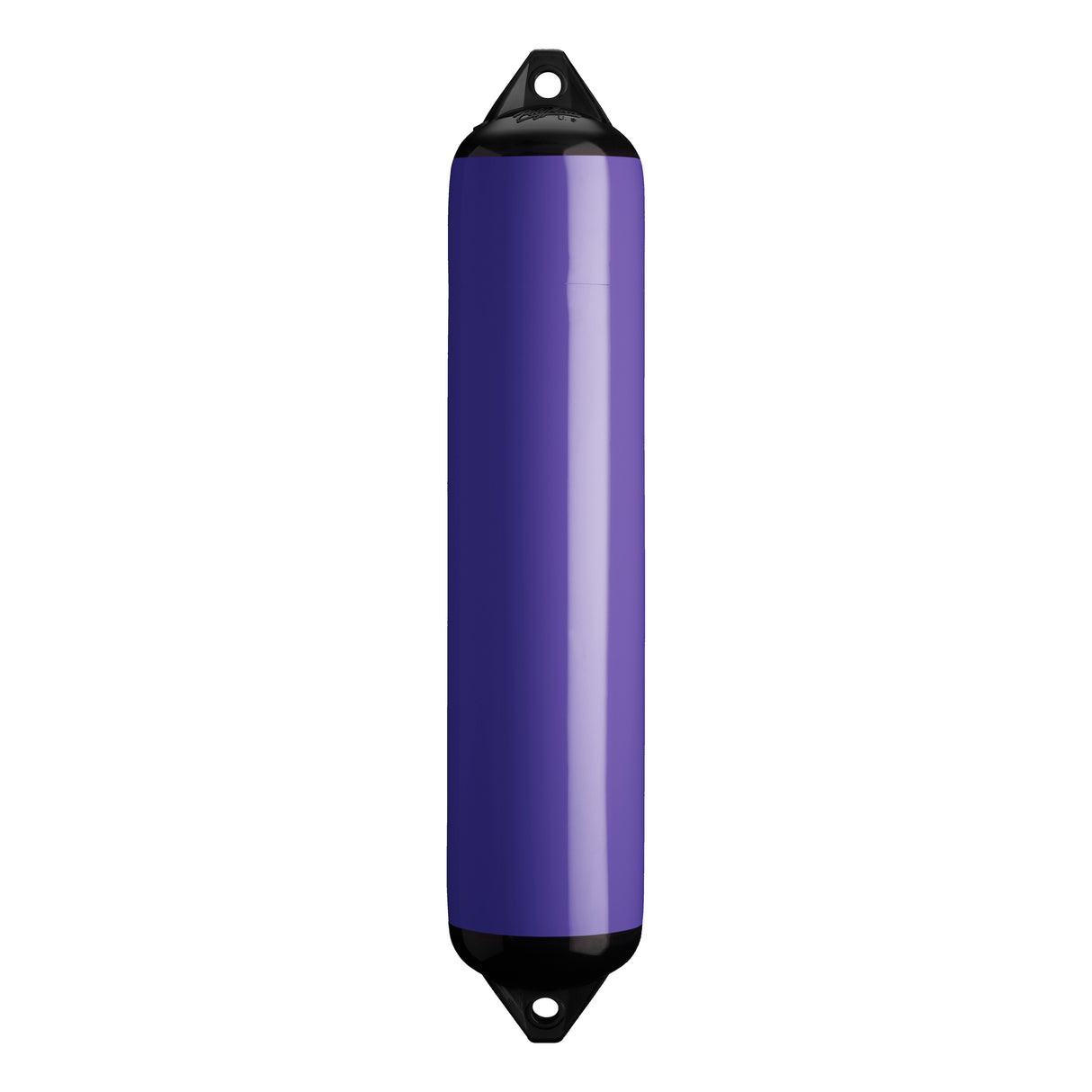 Purple boat fender with Black-Top, Polyform F-4