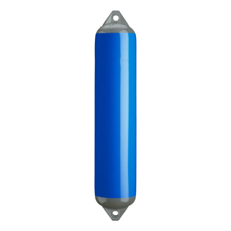 Blue boat fender with Grey-Top, Polyform F-4