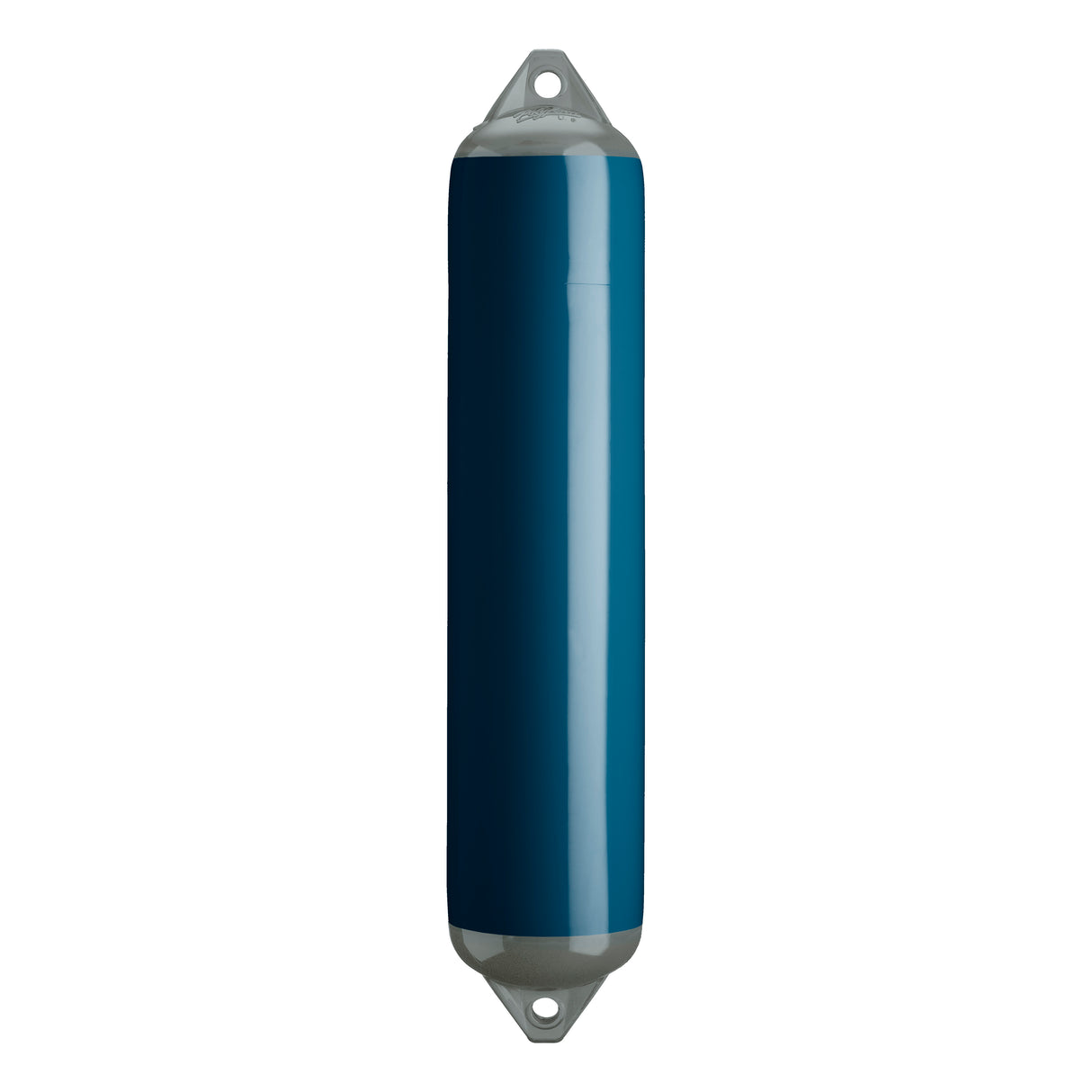 Catalina Blue boat fender with Grey-Top, Polyform F-4