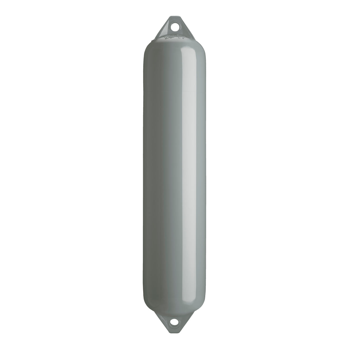Grey boat fender with Grey-Top, Polyform F-4