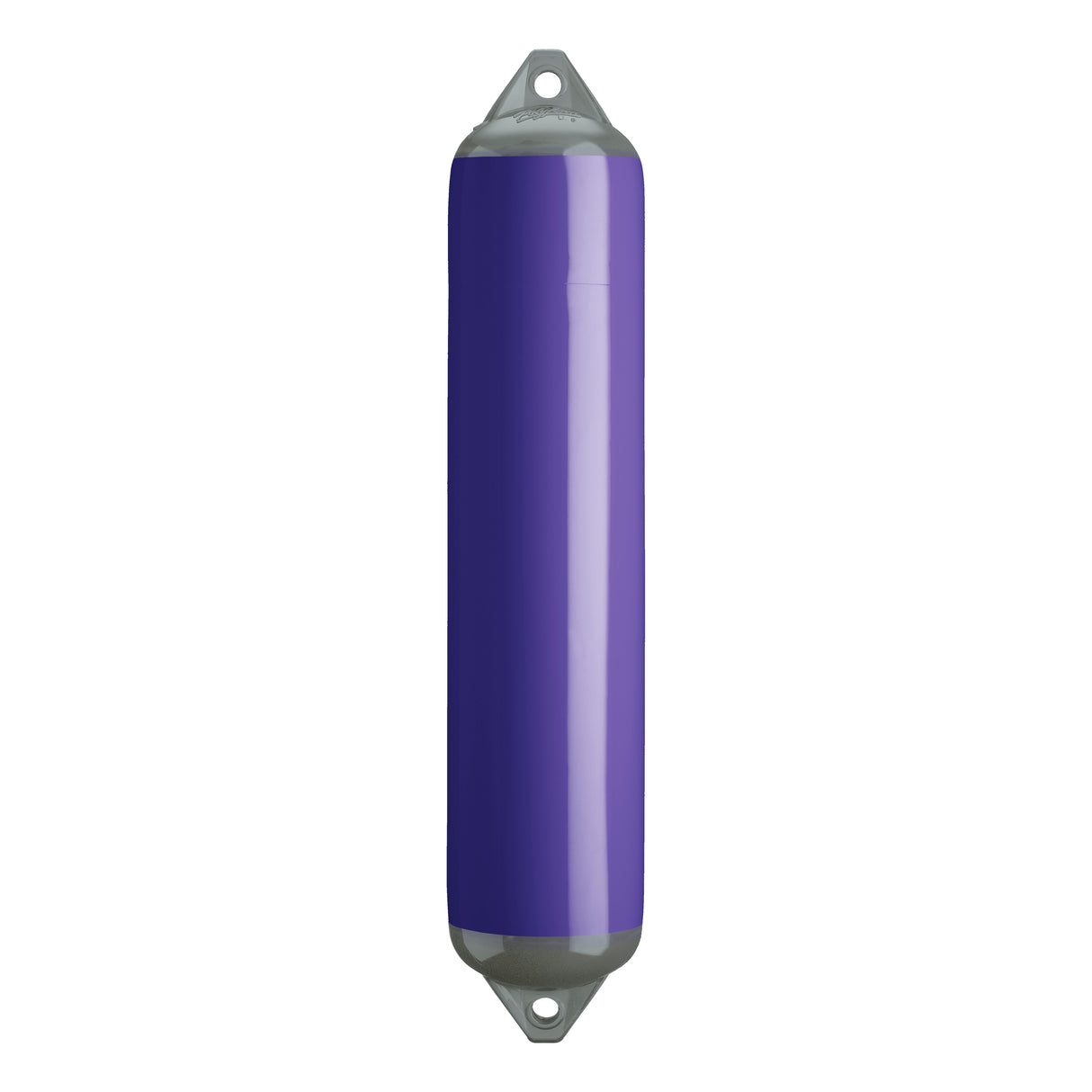 Purple boat fender with Grey-Top, Polyform F-4