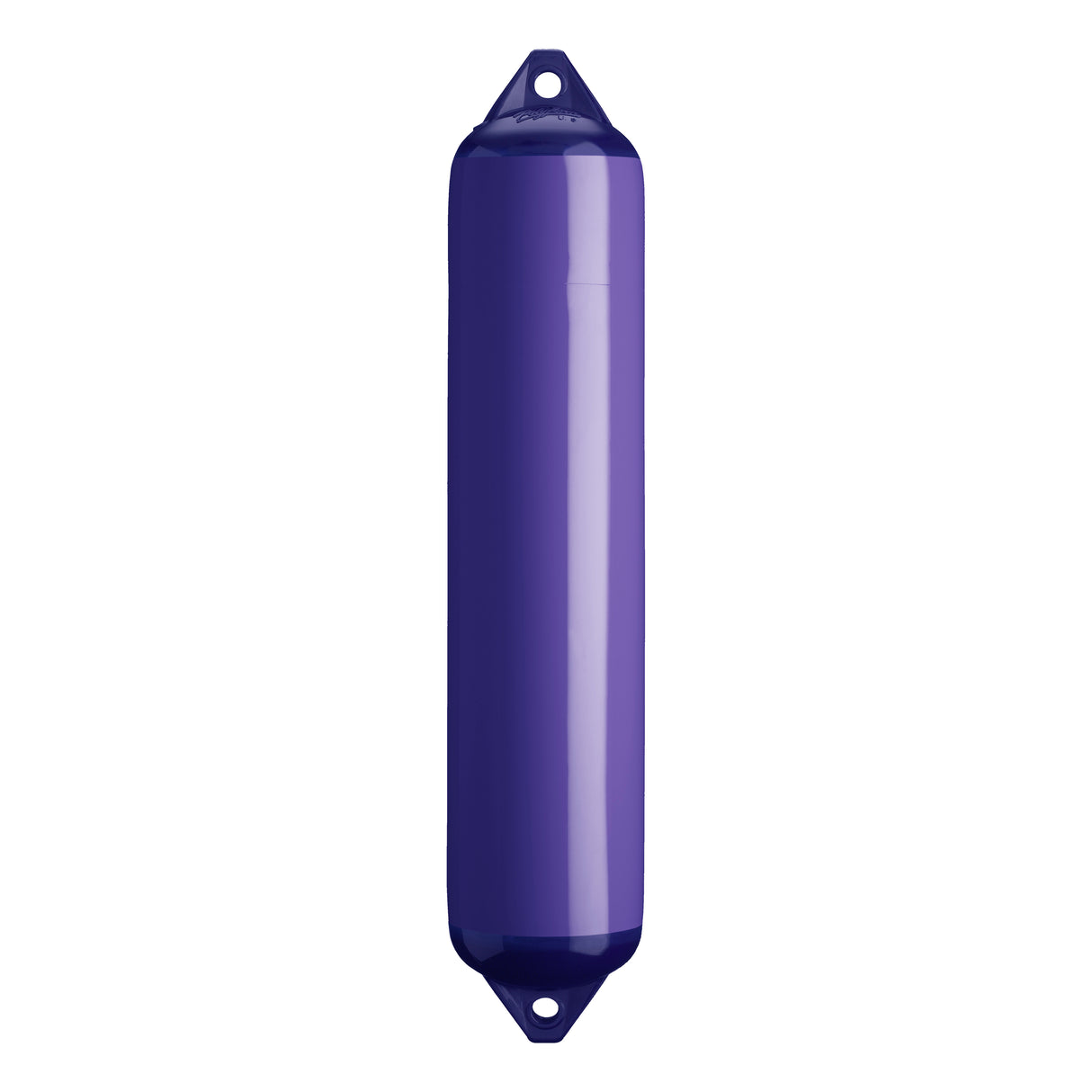 Purple boat fender with Navy-Top, Polyform F-4