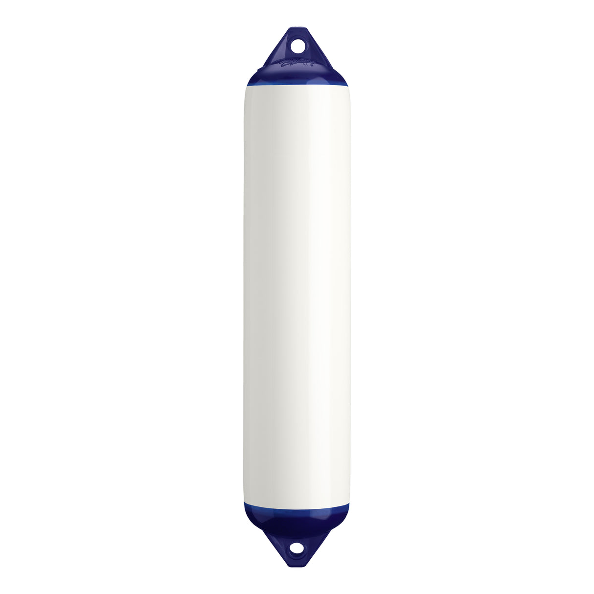 White boat fender with Navy-Top, Polyform F-4