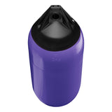 Purple boat fender with Black-Top, Polyform F-5 angled shot