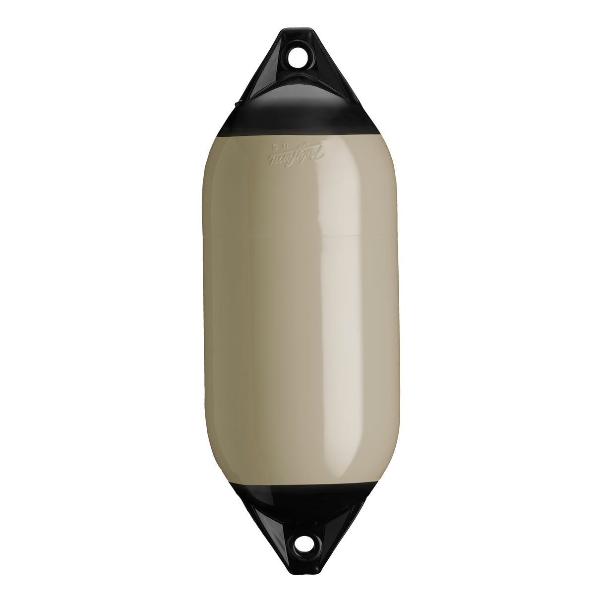 Sand boat fender with Black-Top, Polyform F-5